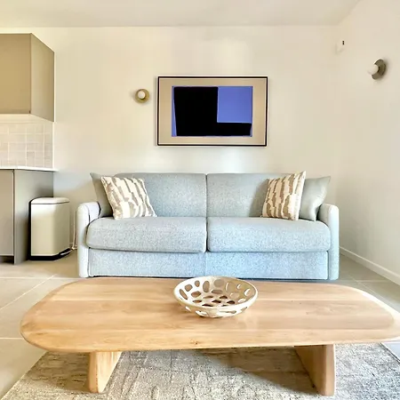 Ac Parking Pool 2br 6 Pax Lägenhet Théoule-sur-Mer